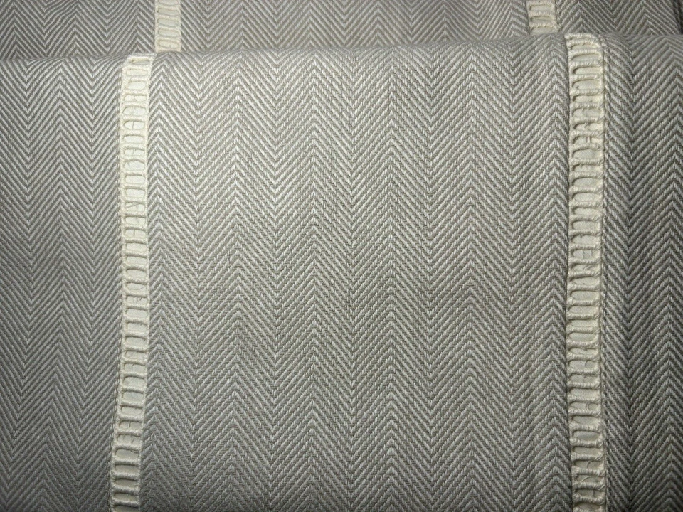 JUEGO DE 2- Fundas de Almohada Tommy Bahama Beige Tejido Playa Decoración 29" x 29" Cuadradas Foto 2 de 4