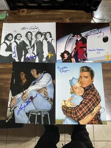 Elvis Presley,memorabilia signed, Memphis Mafia, autograph, lot, Photos, Music, - Picture 5 of 24