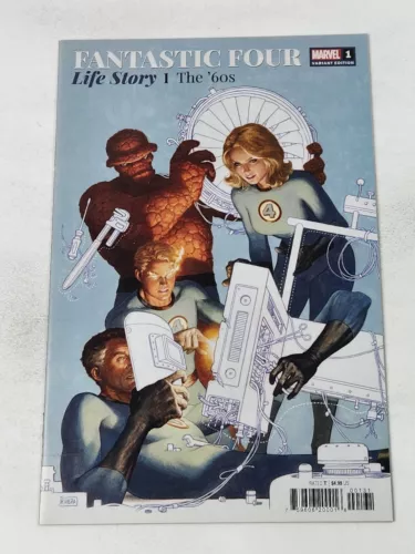 Fantastic Four Life Story 1 Paolo Rivera 1:25 Retailer Incentive Marvel 2021