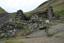 Photo 6x4 Nant y Car South mine Rhiwnant/SN8860 View of the ore-crusher  c2009