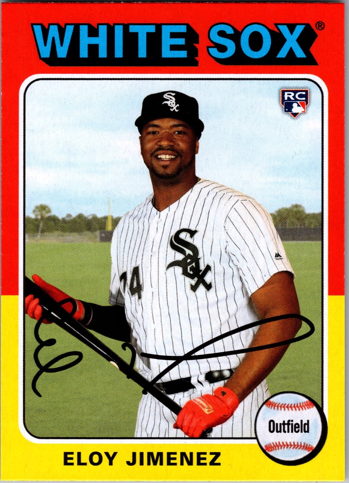 2019 Topps Archives Eloy Jimenez RC #171 - 1975 Design - Chicago White Sox