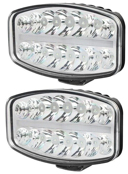 2 Fonctions 2x Lumières LED 10V - 30V Puissant Toit Avant 64W Spot Haute Inte... - Photo 2/4