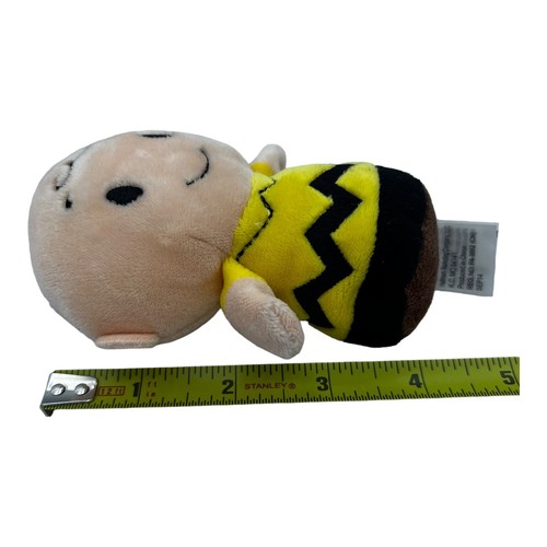 Hallmark Itty Bittys Charlie Brown Plush 4” Retired Peanuts Character 2014 - Picture 8 of 8