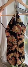 Mango Halterneck Floral Dress Size Large BNWT  - This Season! RRP: £39.99