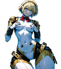 Aigis - Aegis Persona Waifu Anime Sticker 6" Car Decal