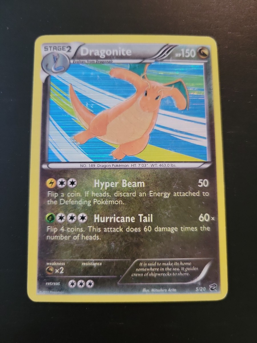 Pokemon TCG Card 2012 Dragon Vault - Dragonite 5/20 Holo | eBay