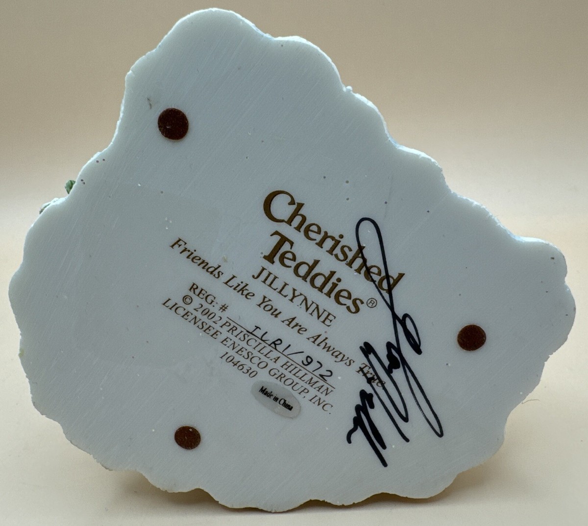 Cherished Teddies Jillynne 104630 Friends Like You Are Always True