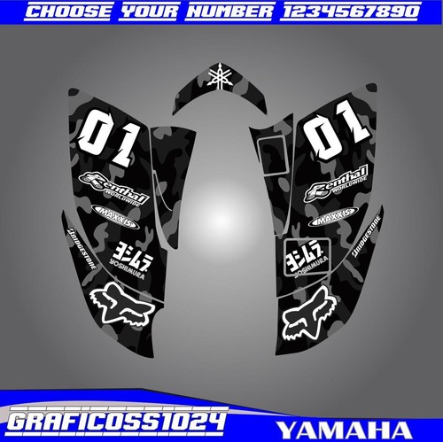 Yamaha YFZ 450 Graphics Kit 2003 2004 2005 2006 2007 2008 Decals Stickers Atv - Picture 3 of 9