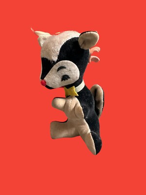 Rare C1950 s Dakin Dreams Pet Skunk ''Sniffer'' Made in Japan. 18 cm hoch