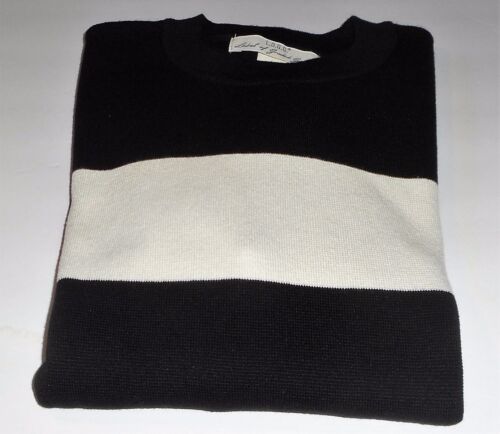 L.O.G.G. H&M Men's Fine-Knit Thick Cotton Blend Colorblock Pullover Sweater M - Photo 1 sur 2