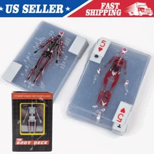 The Body-Deck,Unique Transparent 3D Image of The Human Anatomy Playing Cards AE