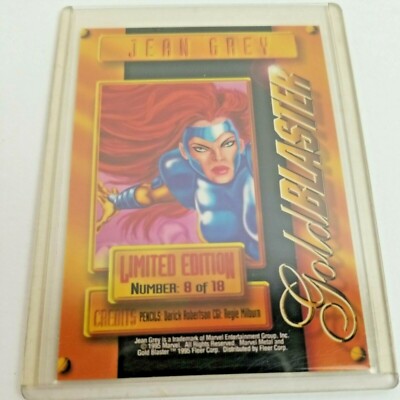 1995 Marvel Metal: Gold Blaster Jean Grey Limited Edition Insert