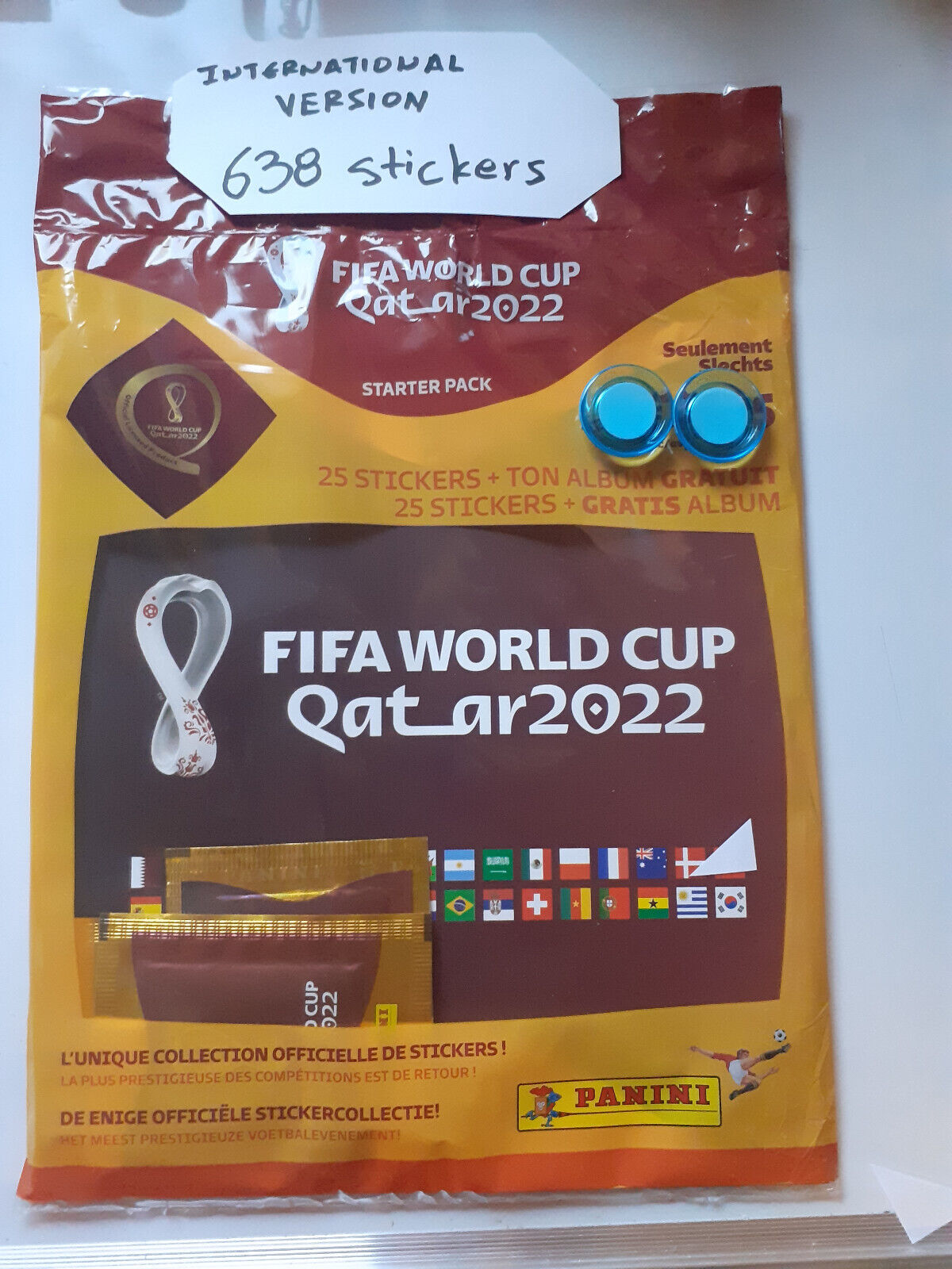 Panini - FIFA World Cup Qatar 2022 - Sticker Starter Pack - Belgian Release