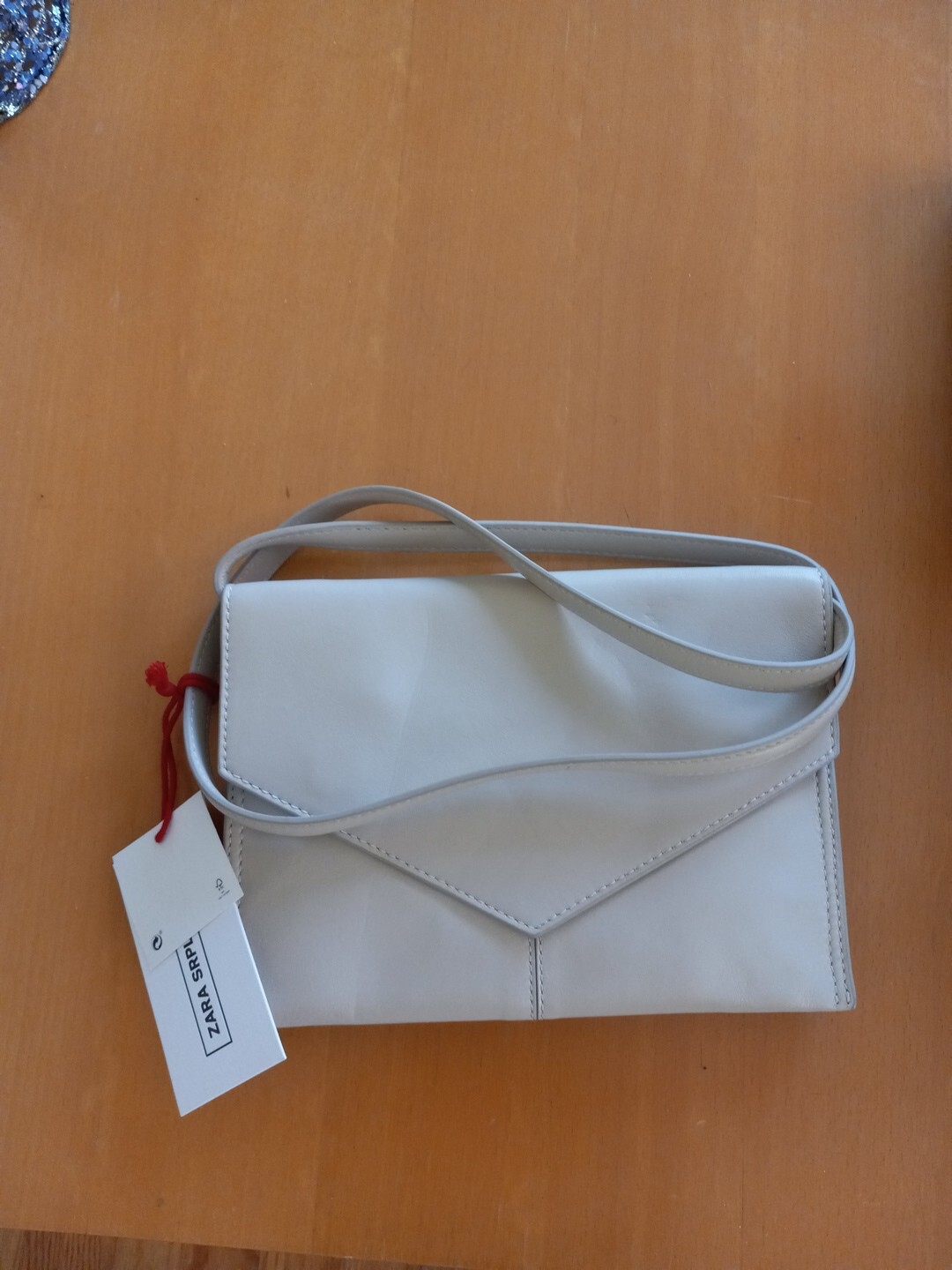 Zara NWT SRPLS 10 Beige Envelope Bag Sold Out Retail $99.90 image 4