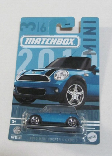 Mini Cooper S 2010 Matchbox 2024 Mini Series 3/6 - Mini Cooper S Canrio Azul Metálico - Imagen 2 de 5