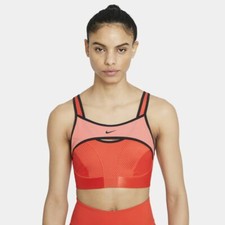 NWT 75 NIKE WOMEN'S ALPHA ULTRABREATHE BRA SIZE XS CZ4451 673 Red