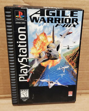Agile Warrior F-111X (Sony PlayStation 1, 1996) Longbox PS one PS1 No manual