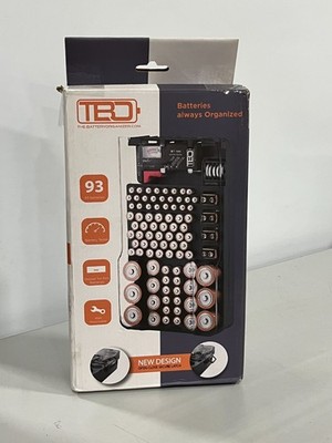 New TBO (The Battery Organizer) Storage Case with Hinged Clear Cover