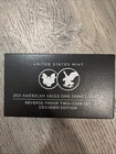 2021 REVERSE PROOF AMERICAN SILVER EAGLE TWO COIN SET "21XJ"
