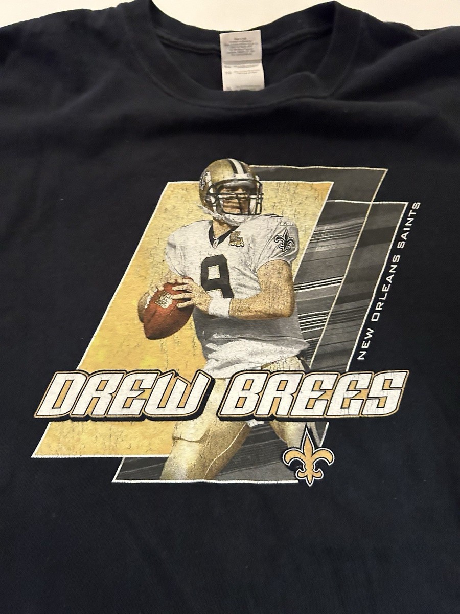 NFL Drew Brees New Orleans Saints T-shirt Vintage XL
