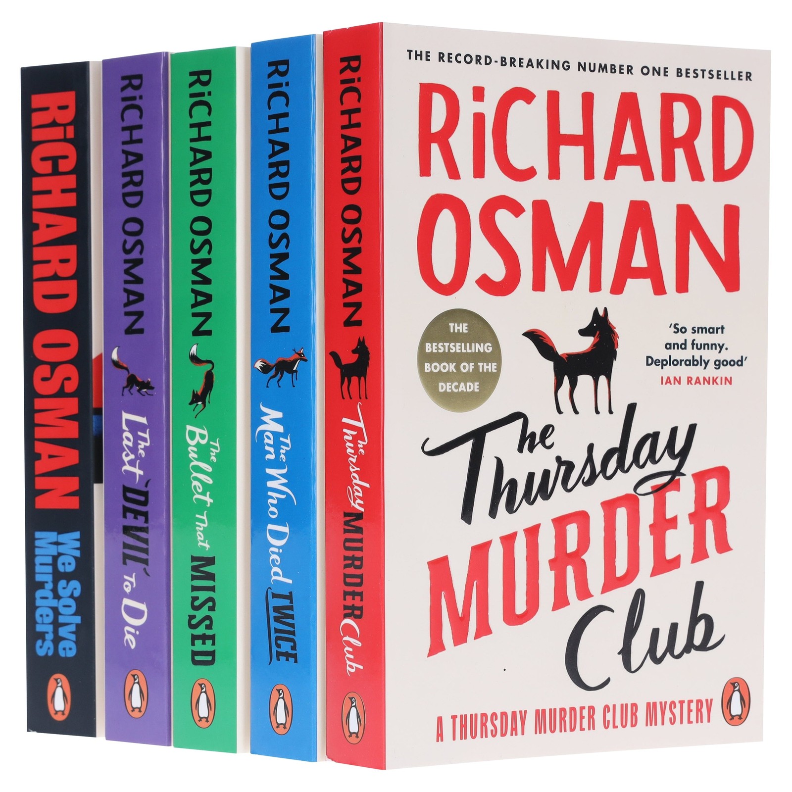 Thursday Murder Club & We Solve Murders Series by Richard Osman 5 Books - PB