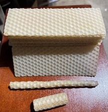 5 oz. 100 Pure Beeswax 37 Sheets 4.75  x1.75  Melt easy Candle making Crafts