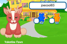 Webkinz Valentine Fawn - Unused Virtual Code Only - Quickly Messaged