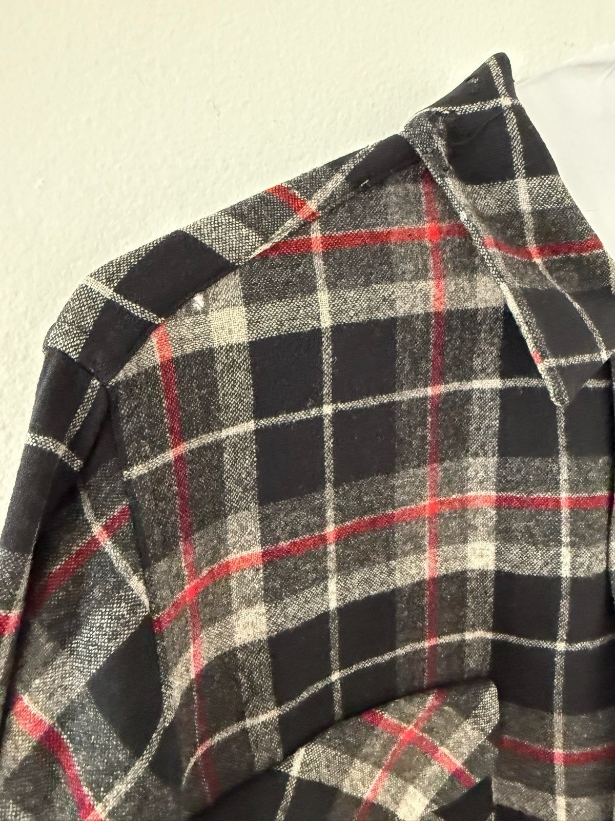 1950s 60s Pendleton Shadow Plaid Wool Loop Collar… - image 10