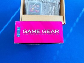 Sega Game Gear Console SUPER COLUMNS BUNDLE VARIANT  CIB Complete + Protector !