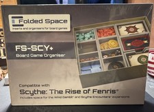 Folded Space: Official Insert and Organizer For Scythe: Rise Of Fenris