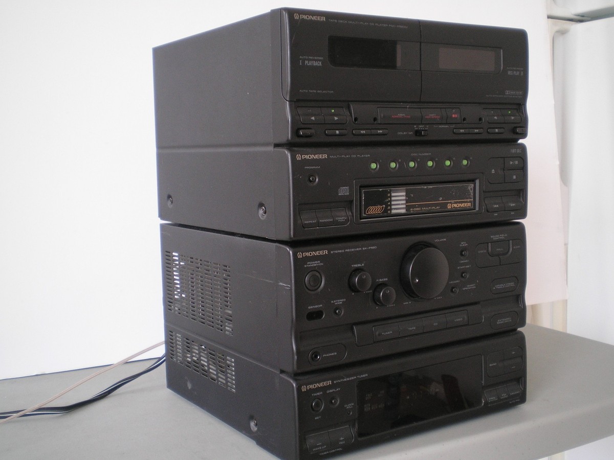 Pioneer SX-P520 and PDC-P520M AM/FM CD system, cassette not