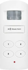Loud 135Db Keypad Motion Sensor Alarm Siren for Garage, Shed. Portable Cordless 