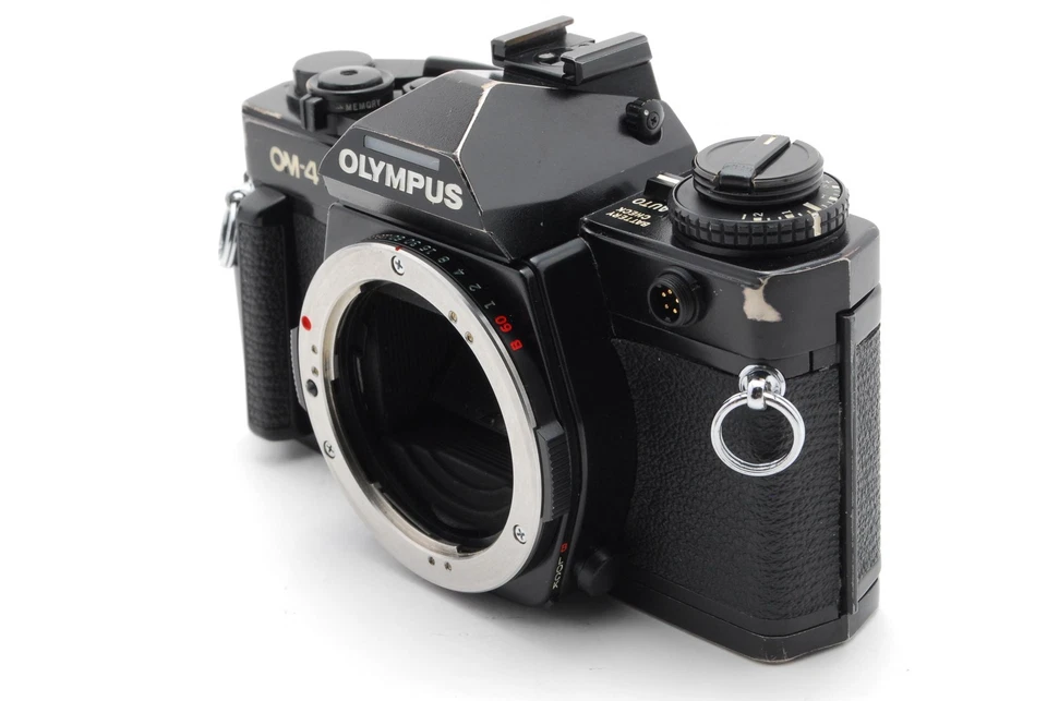 【CASI COMO NUEVO】 Cuerpo de cámara fotográfica Olympus OM-4 Ti negra 35 mm SLR de JAPÓN Foto 2 de 4