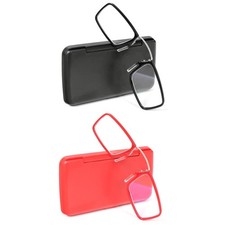 DXYXYO Armless Reading Glasses Clip on Nose, 2 Pack Mini Thin Readers Women...