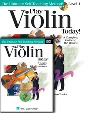 Play Violin Today Beginner's Pack Level 1 Learn Music Lessons Book Audio  DVD