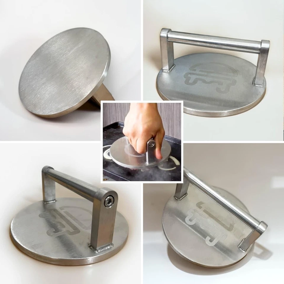 Chebbo's Stainless Steel Heavy Duty 1.4KG Burger Smasher Press for Smash Burgers - image 4 of 4