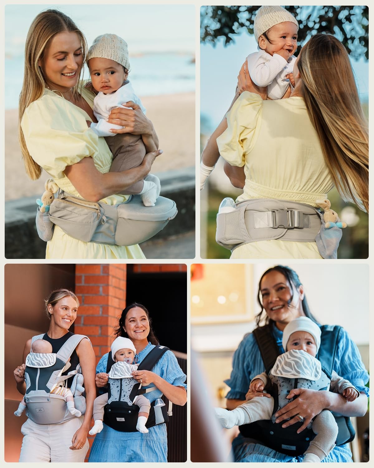 Baby Carrier, Safety-Certified 6-in-1 Baby Carrier with Hip Seat, Plus Size F...