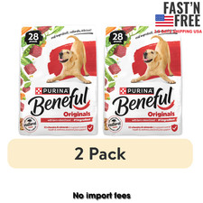 2 pack Purina Beneful Originals Farm-Raised Beef Natural Dry Dog Food, 28 lb