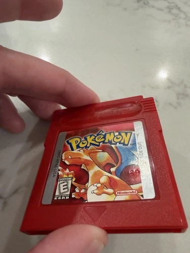 Nintendo Game Boy: AUTHENTIC Pokemon Red Version Cartridge ONLY Tested Working