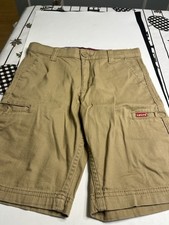 Levi s Khaki Cargo Shorts Boys Sz 10 School Uniform Skateboarding MSRP 42
