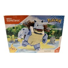 New / Open Box Mega Construx Pokémon Blastoise FPM99 5 of 7 Sealed Bags + Spares