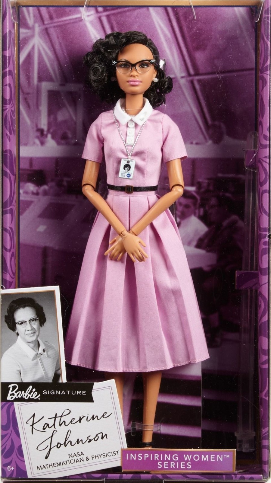 BARBIE DOLL : KATHERINE JOHNSON - INSPIRING WOMEN SERIES &ndash; NRFB - MINT