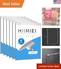 Wall Mount Acrylic Sign Holder 8.5'' x 11'', Clear Plexi Door Sign Holder Doc...