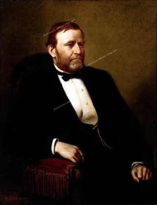 portrait of Ulysses S Grant by Henry Ulkes - Giclee Print