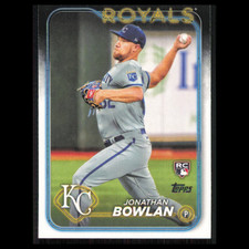 Jonathan Bowlan Rookie #399 2024 Topps Kansas City Royals Baseball Card MLB NM