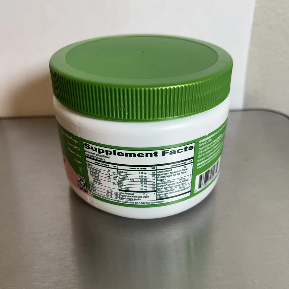 Increíble polvo superalimento verde dulce hierba, bayas de verano 25 porciones Foto 4 de 4