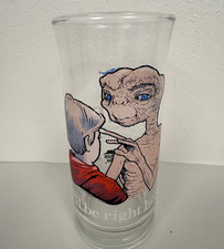Vintage 1982 LIMITED EDITION E.T. "I'll be right here" Pizza Hut Glass 6"
