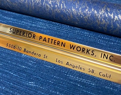 VTG Drafting Ruler Sewing Superior Pattern Los Angeles Advertising 3 Sided 37B