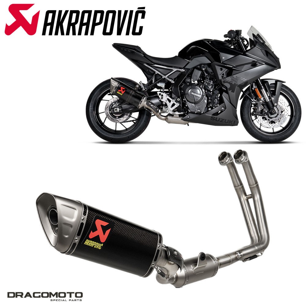 Full exhaust SUZUKI GSX-8S 800 ABS 2025 AKRAPOVIC Carbon RC S-S8R2