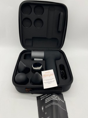 Sharper Image PowerBoost Pro+ Hot Cold Compact Electric Massager Percussion Gun